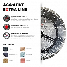 Характеристики и применение сегментного алмазного круга Diam Extra Line 1A1RSS Turbo Асфальт 300 мм Характеристики и применение сегментного алмазного круга Diam Extra Line 1A1RSS Turbo Асфальт 300 мм