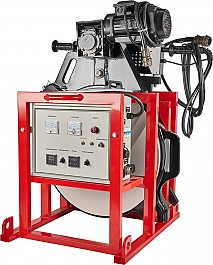 Нагреватель, торцеватель, электрощит в боксе гидравлического стыкового сварочного аппарата для пнд труб Gas Fusion Red-800