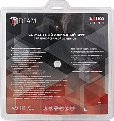 Упаковка сегментных алмазных кругов Diam Extra Line 1A1RSS Turbo Асфальт 300 мм Упаковка сегментных алмазных кругов Diam Extra Line 1A1RSS Turbo Асфальт 300 мм